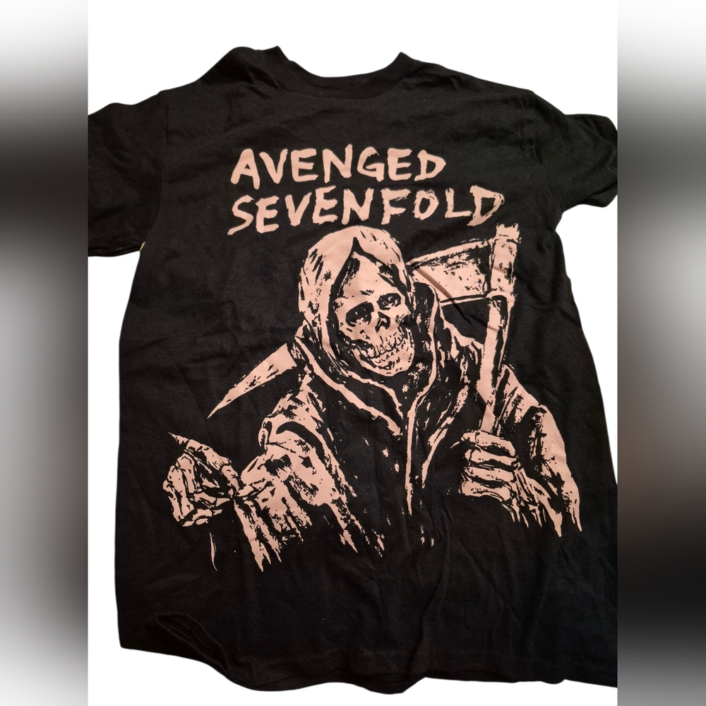 Avenged Sevenfold Black Short Sleeve Graphic Tee